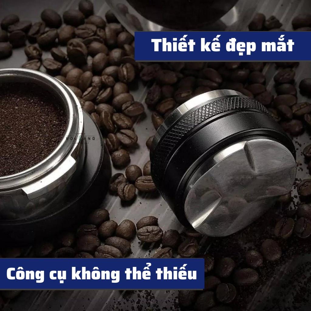 OCD Tamper 51mm tay nén dụng cụ nén cà phê 3 lưỡi pha Espresso cafe Arabica Inox cao cấp đường kính 51-53-58mm