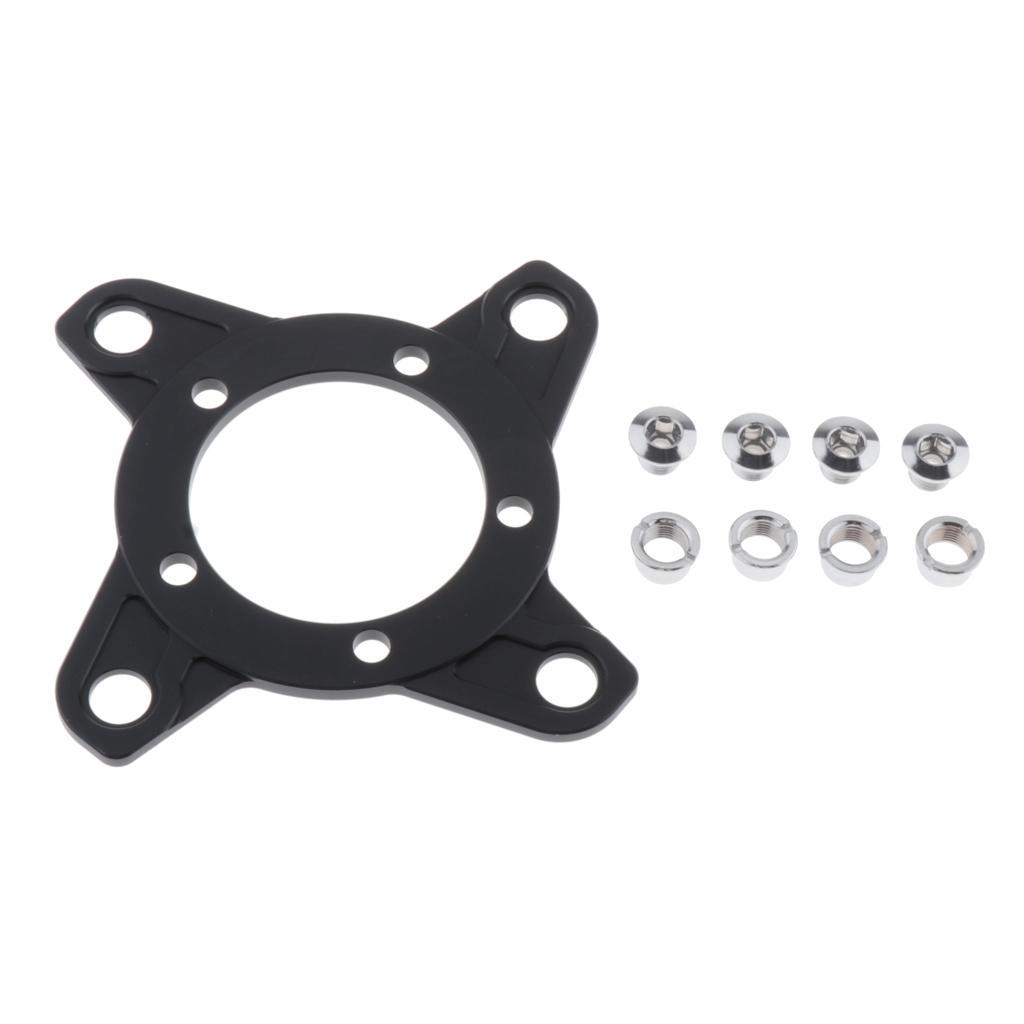 104BCD 130BCD Chain  Converter Bike Chainring Adapter with Mount Bolts for BBS01/2B