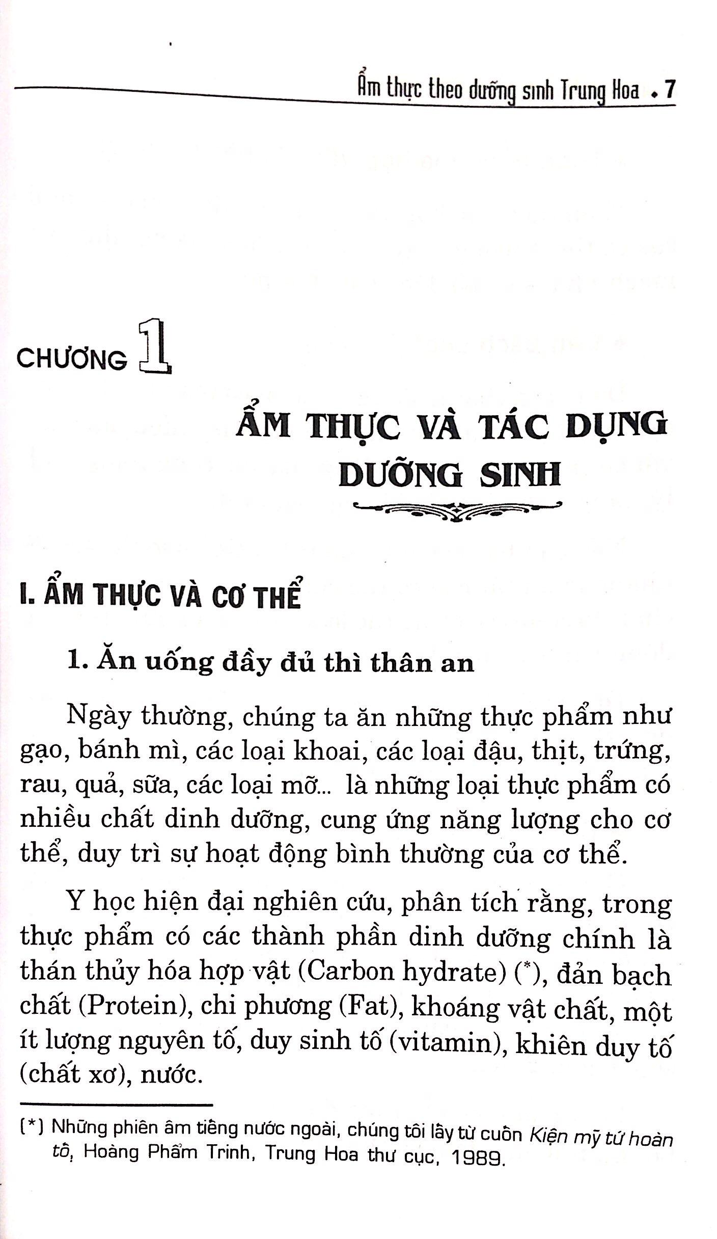 Ẩm Thực Theo Dưỡng Sinh Trung Hoa