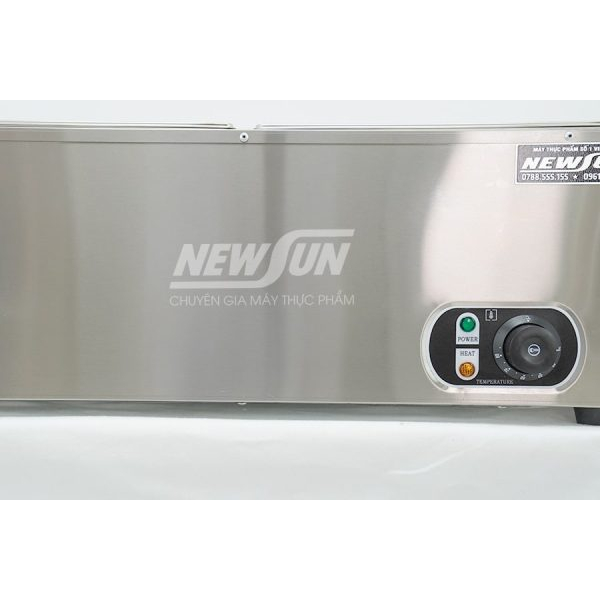 Bàn hâm nóng thức ăn HB-4V thiết kế 4 khay 700mm 1.5kw 220V NEWSUN - Hàng chính hãng