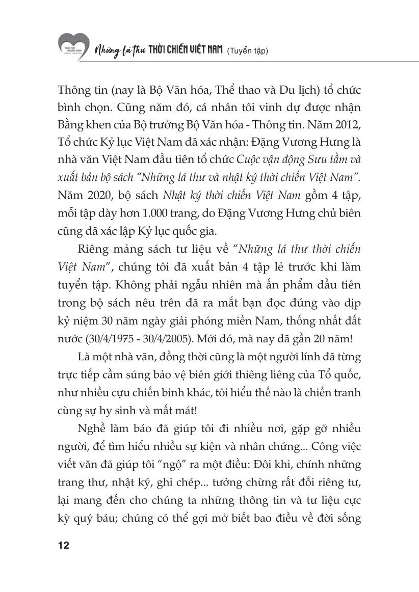Những lá thư thời chiến Việt Nam (Tuyển tập) (Xuất bản lần thứ hai)
