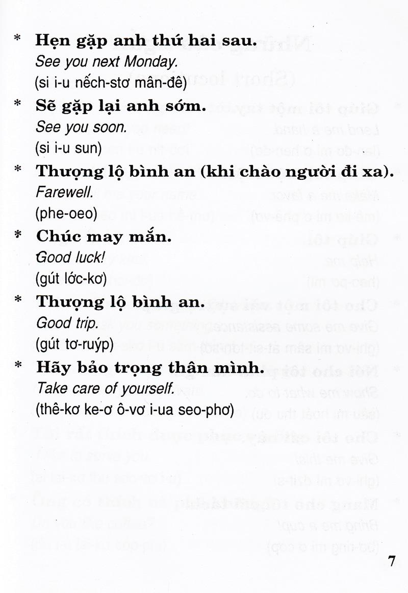 Sách Căn Bản Đàm Thoại Tiếng Anh (Dành Cho Tài Xế Taxi, Cyclo, Honda Ôm) (Tái Bản)