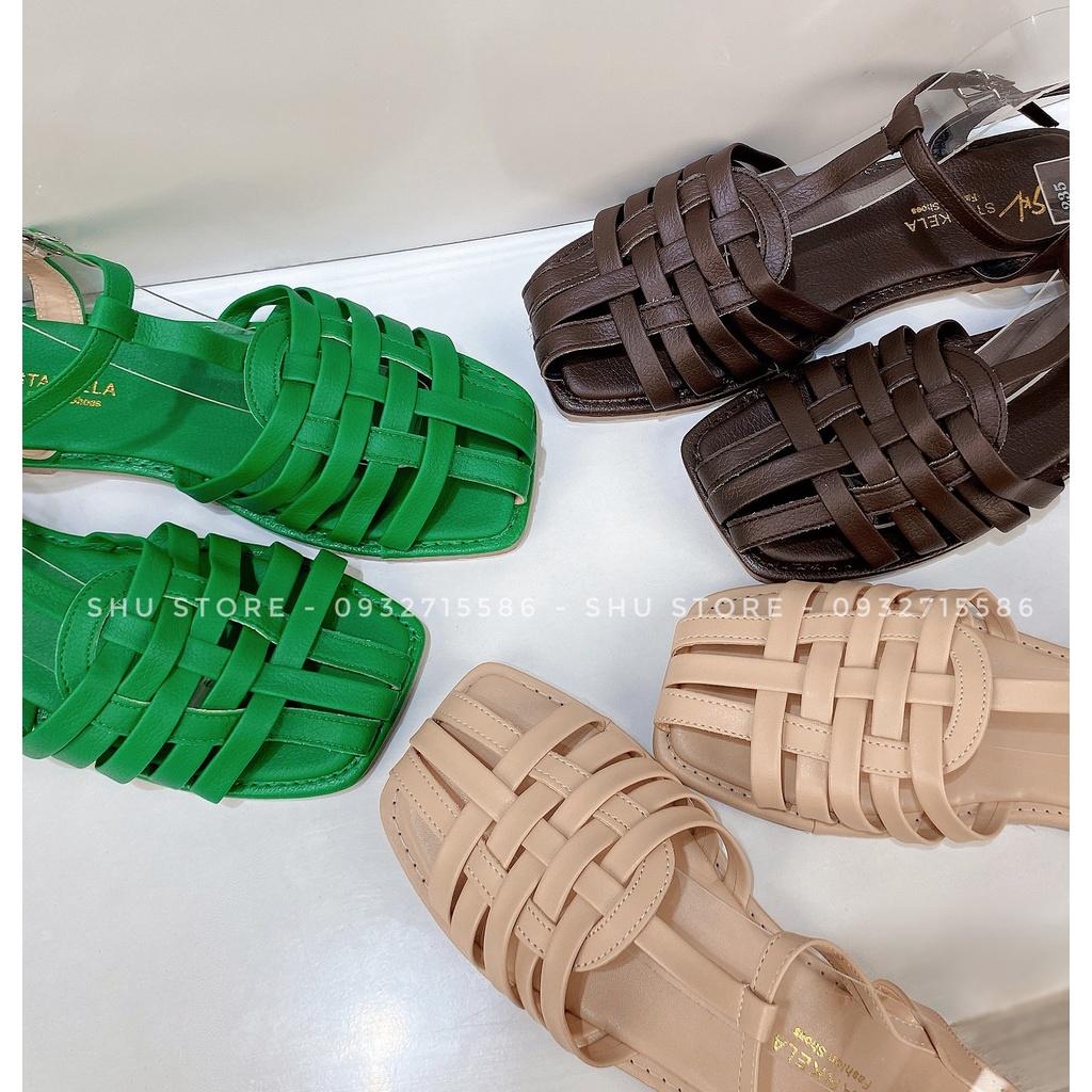 SANDAL NỮ THỜI TRANG SIÊU XINH SHU STORE - SANDAL DÂY ĐAN BÍT MŨI