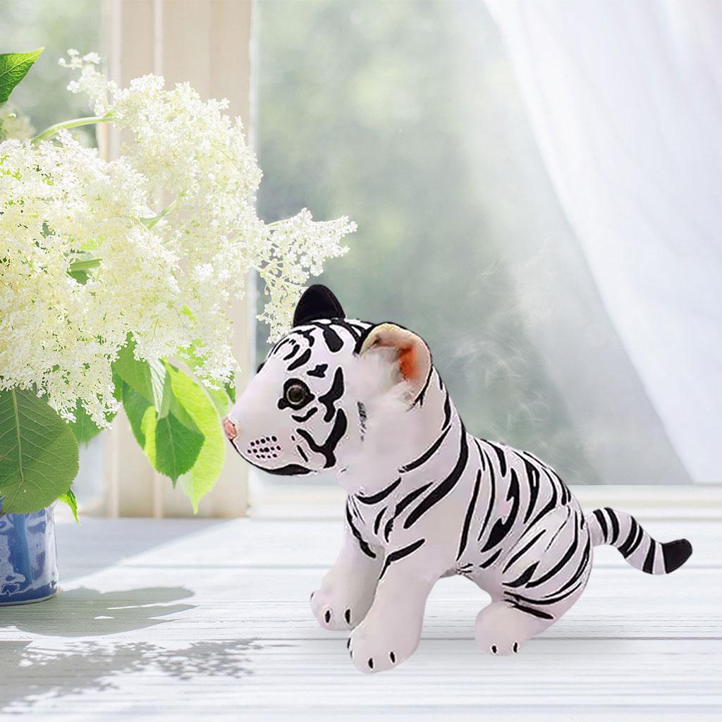 Adorable Plush Tiger Doll Pillow for Bedding Birthday Gifts Girls Boys