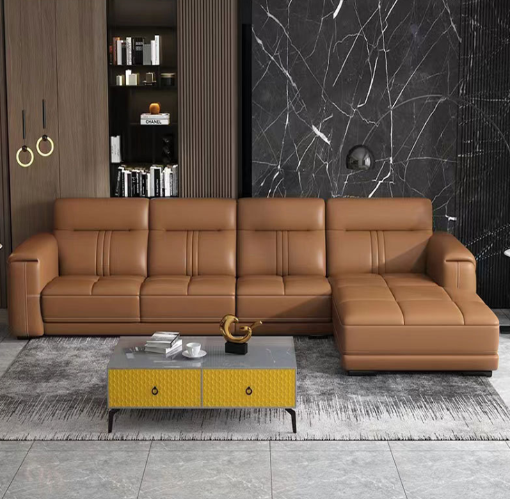 Bộ sofa phòng khách góc L cao cấp Juno Sofa kèm ghế đơn HDCT-18