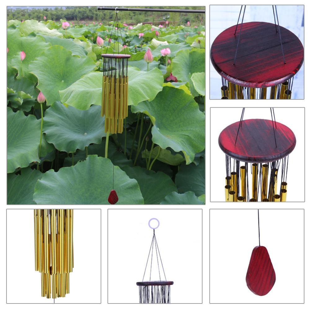 Chuông gió phong thủy may mắn lớn 80 cm và 27 thanh âm vang trong trẻo mang tài lộc vận khí cho gia chủ