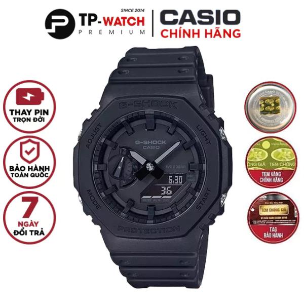 Đồng hồ nam dây nhựa Casio G-Shock chính hãng GA-2100-1A1DR