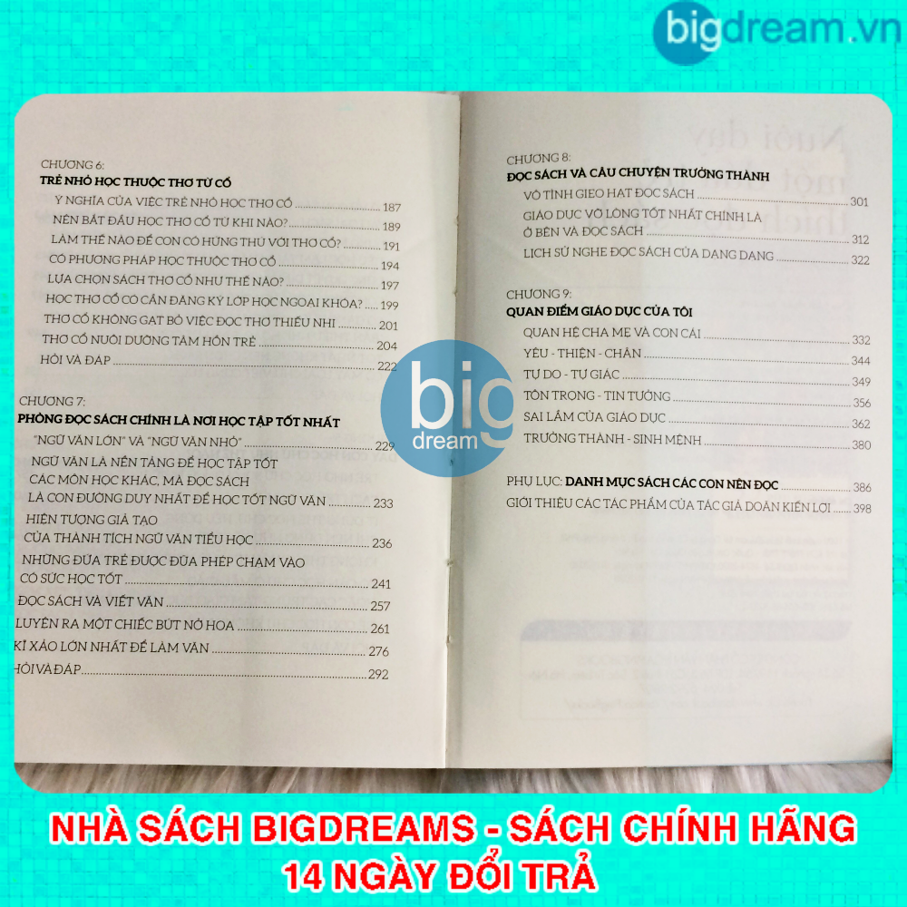 Nuôi dạy một đứa trẻ thích đọc sách - Phát triển trí tuệ và nhân cách cho bé