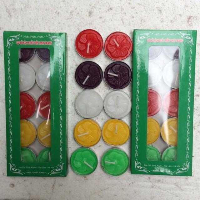 Vỉ 10 viên nến tròn tiện dụng