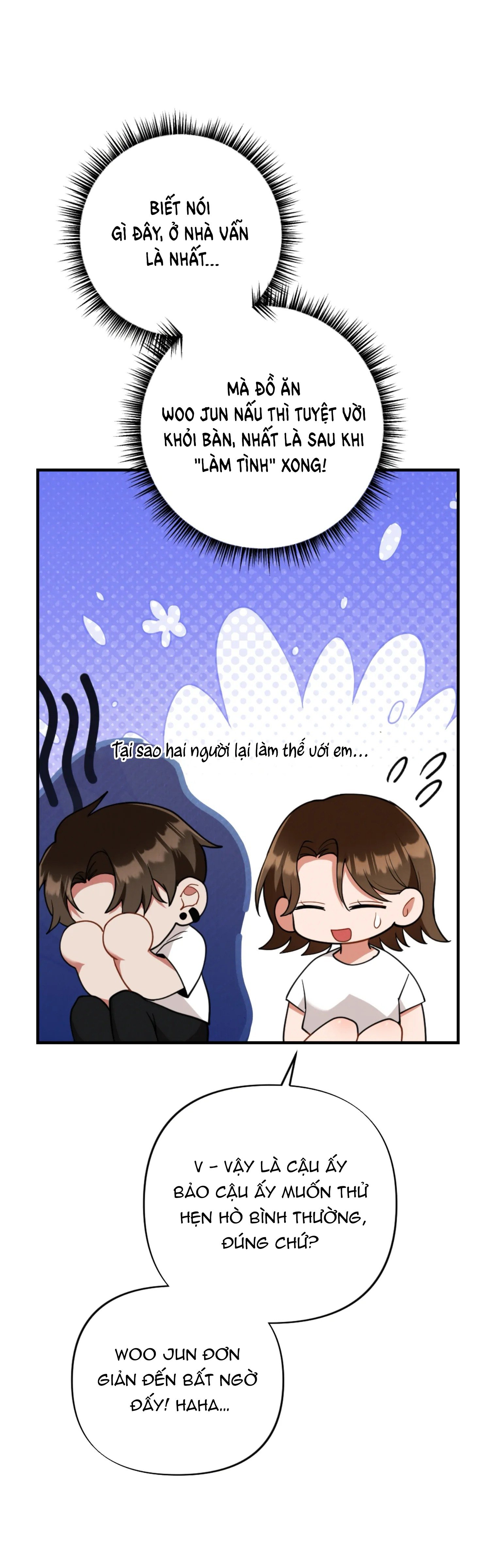 [18+] bạn của em trai không thể to như vậy! chapter 13.2 12