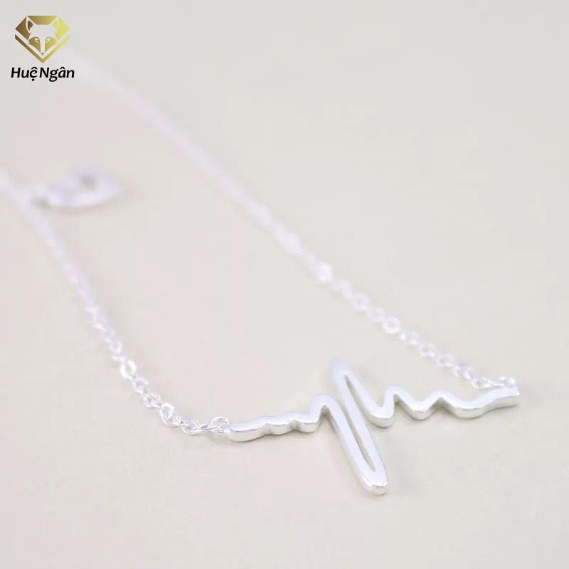 Dây chuyền bạc 925 Huệ Ngân - Nhịp tim PP1749