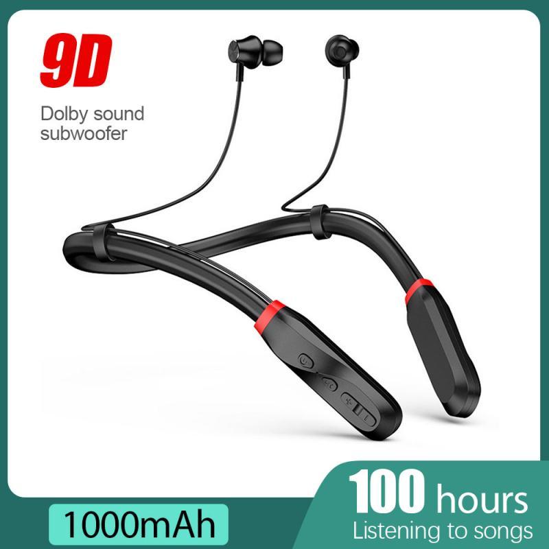 I35 Tai Nghe Nhét Tai Không Dây Bluetooth 5.1 9D Âm Thanh Siêu Trầm Stereo Tai Nghe Tai Nghe Âm Thanh Nhạc Cổ Tai Nghe Nhét Tai