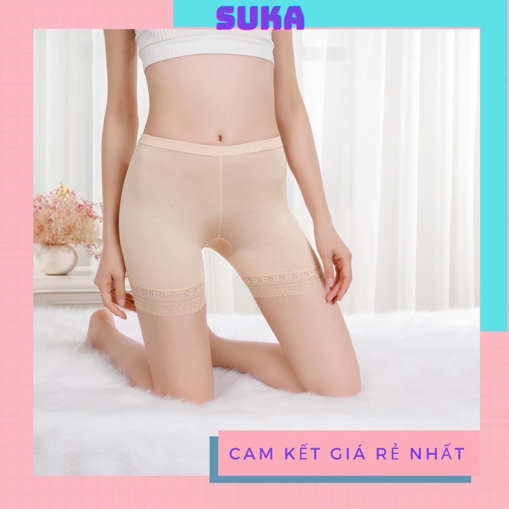 Quần lót đùi mặc trong váy vải cotton dễ thương SK