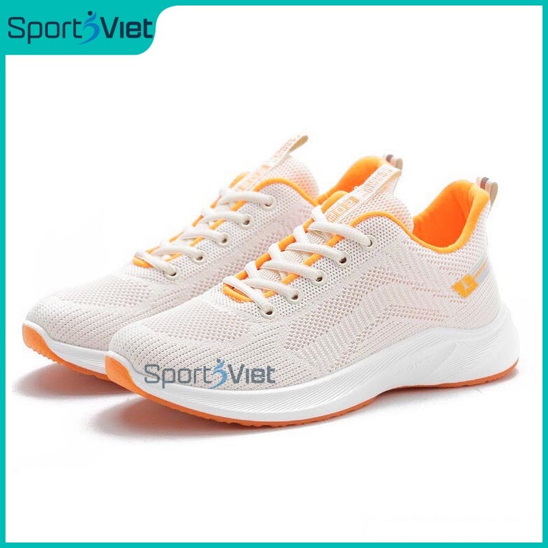 Giày chạy thể thao sneaker nữ Hot Trend 2021 (màu đen, kem, xám hồng) cao cấp