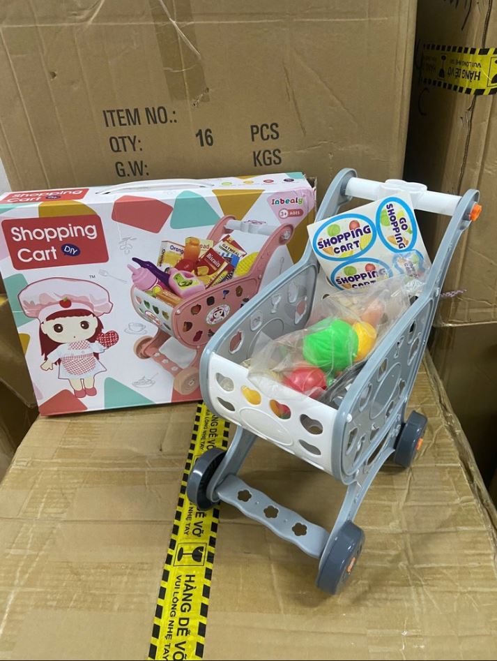 Bộ Đồ Chơi Xe Đẩy Siêu Thị &amp; Nấu Ăn Cho Bé – Trò Chơi Sáng Tạo, Phát Triển Kỹ Năng