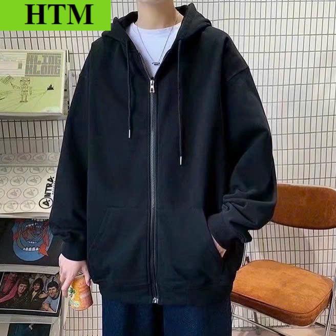 [HOT TREND] Áo Khoác/ Áo Gió Nam Nữ Nỉ Chất liệu Dày Dặn Theo Phong Cách Thời Trang Bigsize HTM FASHION - Đỏ Đô