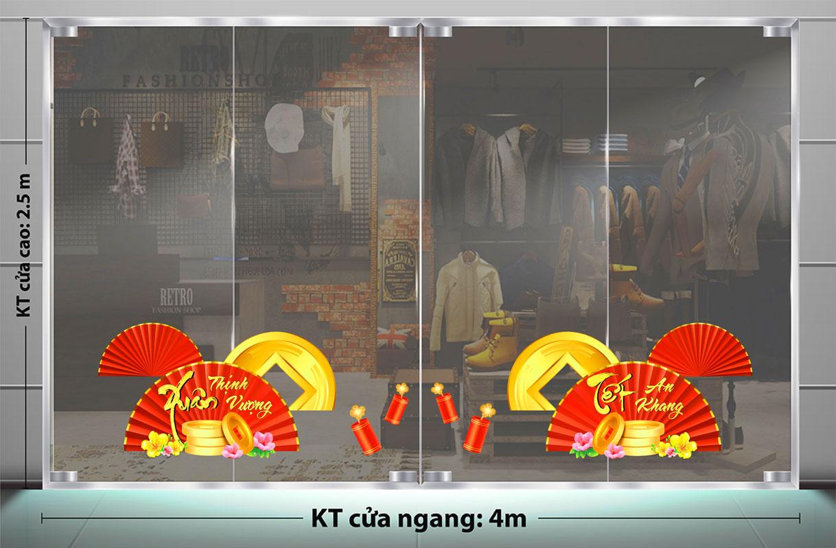 DECAL TRANG TRÍ TẾT 2024 SỐ66