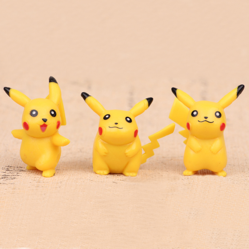 Bộ sưu tập mô hình đồ chơi Pokemon - 06 Pikachu (Mẫu 02)