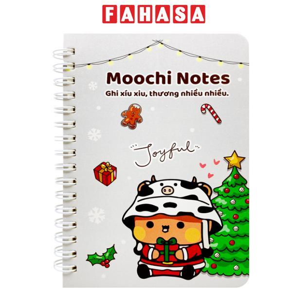 Sổ Lò Xo Moochi Christmas A6 - Kẻ Ngang - 160 Trang 80gsm - The Sun 06