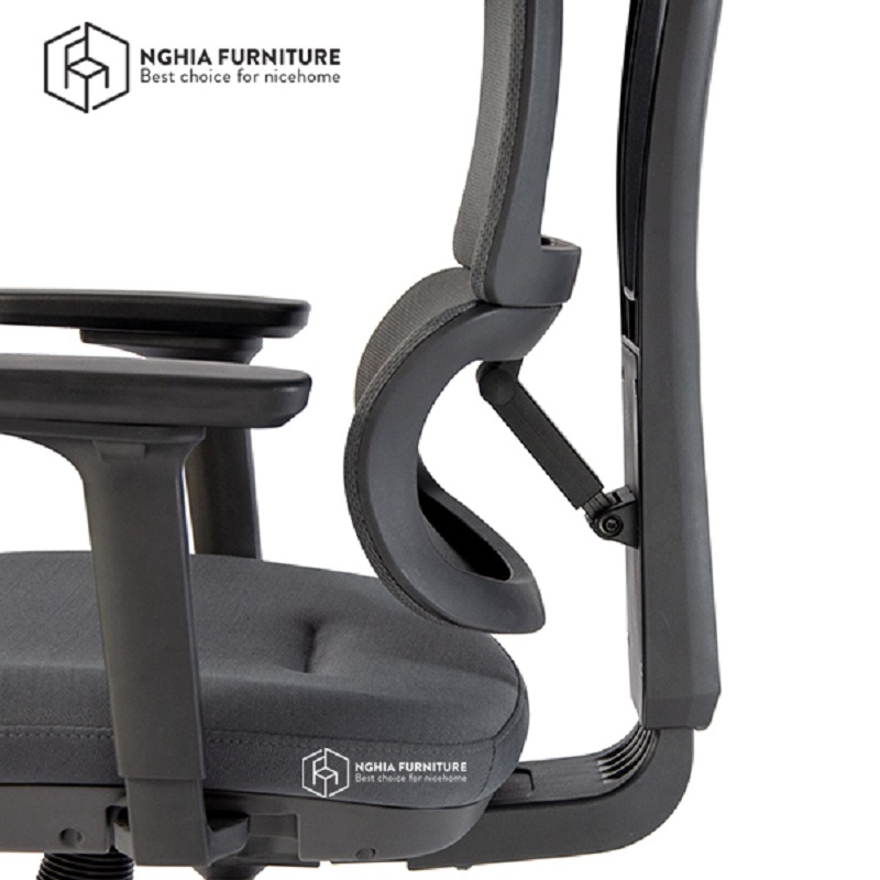 Ghế công thái học Nghia furniture LUMBAR - Ghế xoay văn phòng làm việc nhiều tính năng khủng