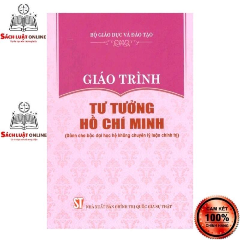 Sách Combo 2 cuốn Giáo trình Tư tưởng Hồ Chí Minh + Tài liệu hướng dẫn học môn tư tưởng Hồ Chí Minh