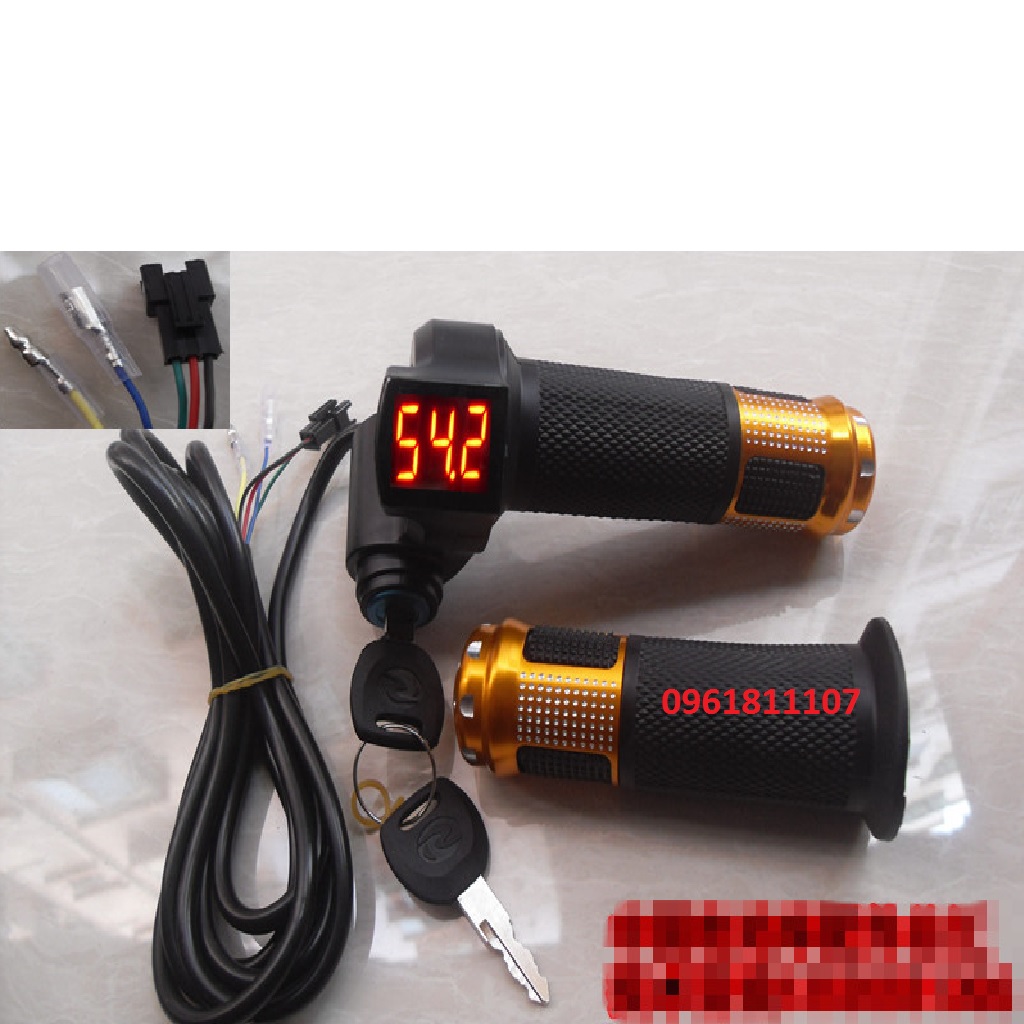 Combo chế xe điện động cơ 24v 250w giảm tốc tay ga
