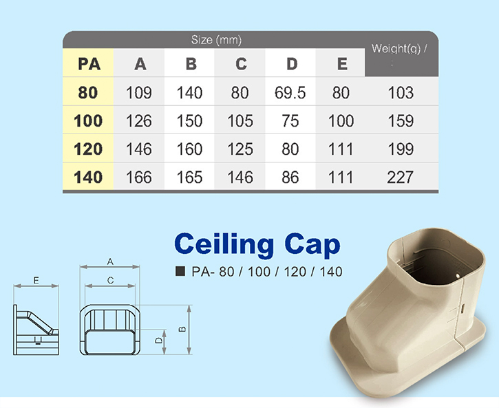 Trunking Nhựa Fineduct Chụp Áp Trần PA - Hàng Nhập Khẩu