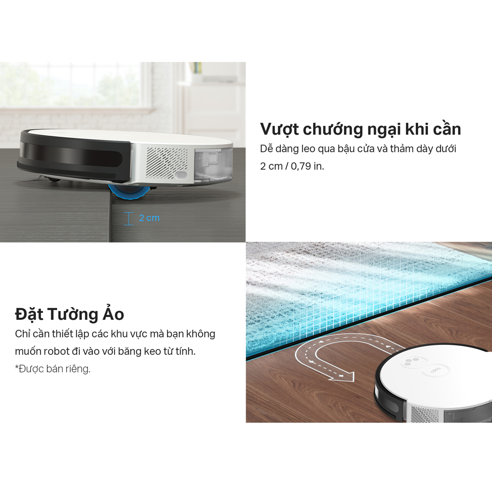 Robot Hút Bụi Và Lau Nhà + Dock Tự Động Đổ Rác Thông Minh TP-Link Tapo RV10 Plus - Hàng Chính Hãng