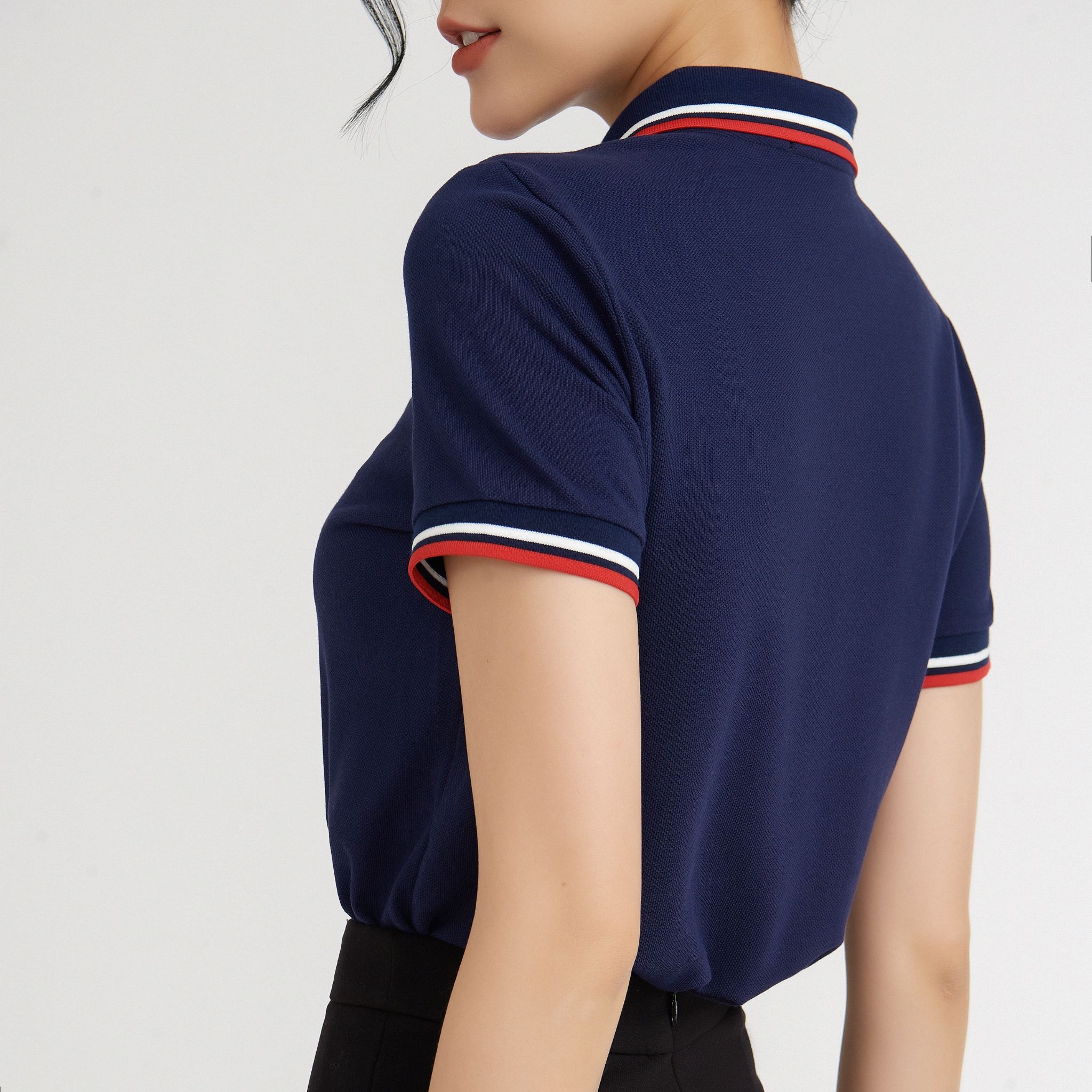 Áo Polo Nữ Vải Cotton Cá Sấu Gai Nhập Khẩu Cao Cấp BARRY - PG1222