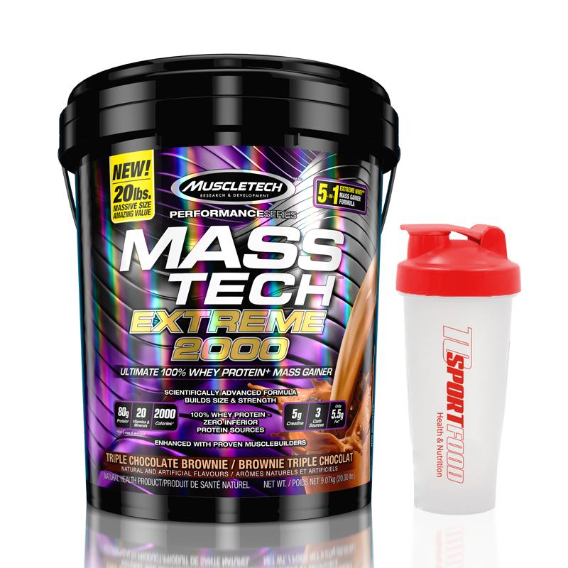 Sữa tăng cân Mass Tech Extreme 2000 22lbs (10kg) - Hàng chính hãng Muscletech USA