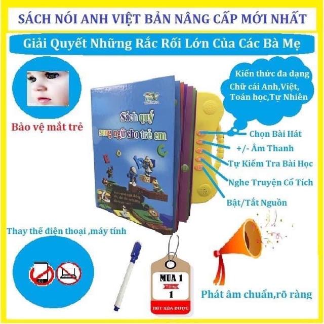 Đồ Chơi Bộ Sách Quý Điện Tử Song Ngữ - Trẻ Vừa Học Vừa Chơi Cùng Tiếng Anh