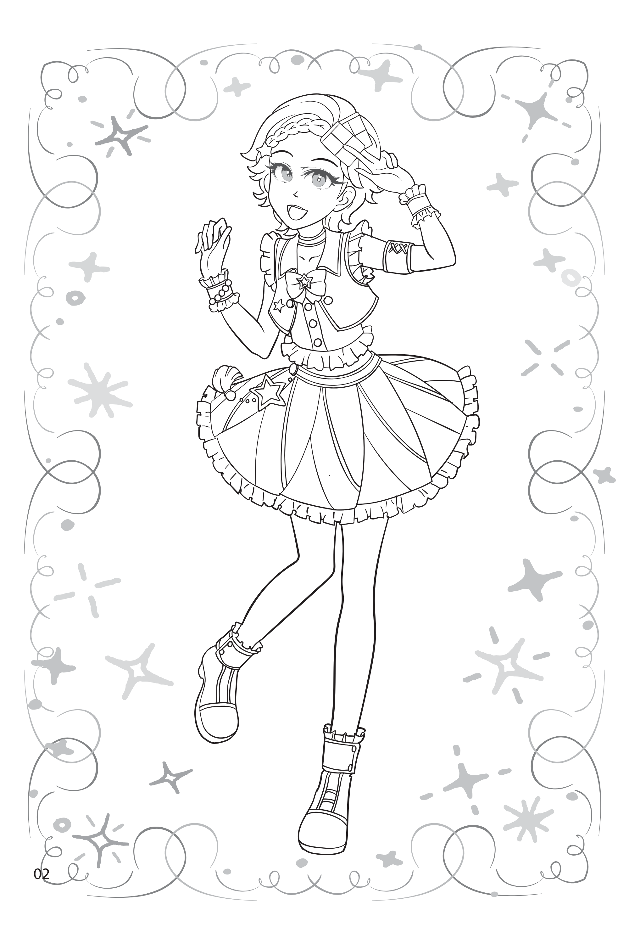 Sách - Bé Tô Màu Anime Princess - Công Chúa Hoạt Hình - Sành Điệu