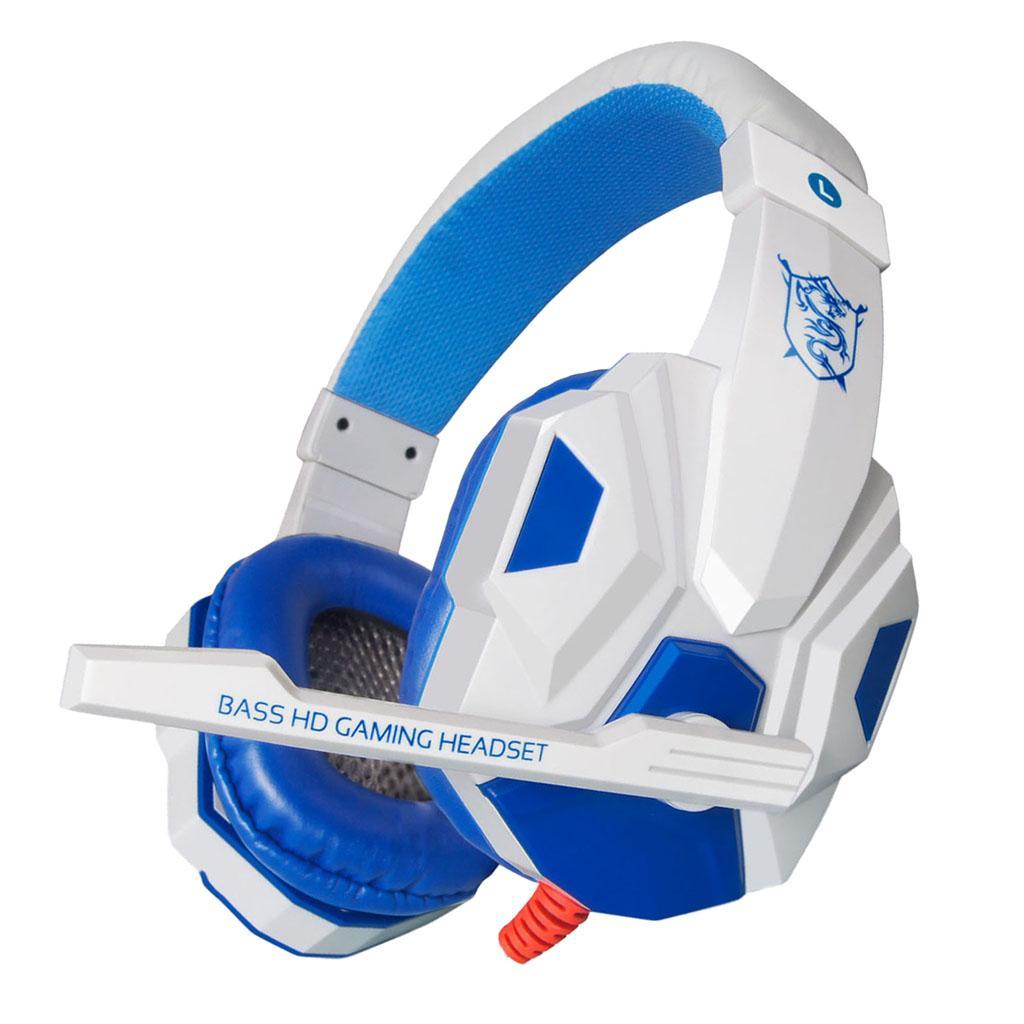 2x Gaming Headset Over Ear Headphones with Mic LED Light for PC