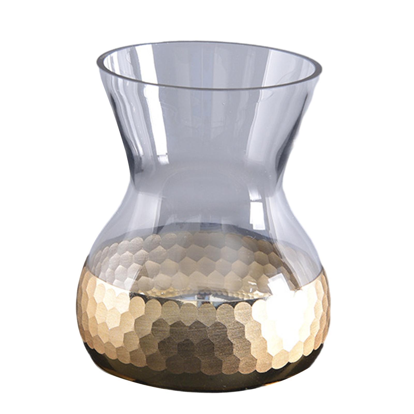 Flower Vase Glass Vase Bud Vase Modern Dried Flowers Holder Plants Vase Modern Vase for Indoor Office Wedding Bookshelf Party