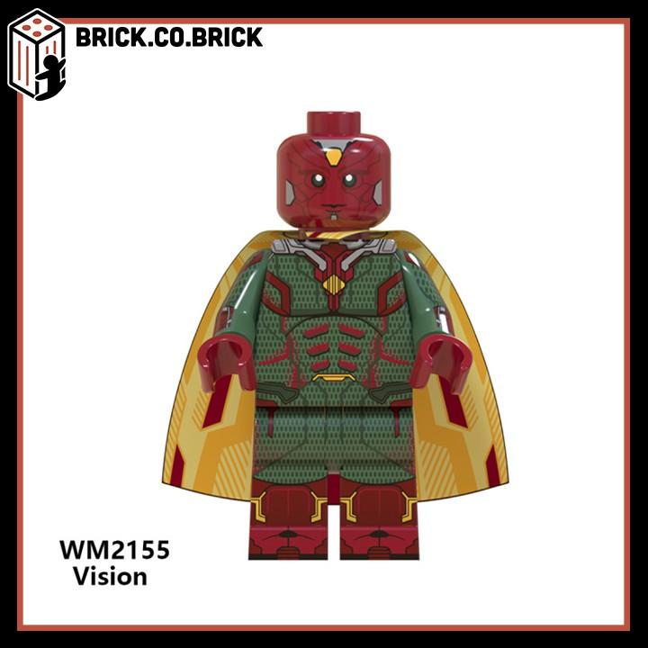 Mô Hình Xếp hình Wanda Vision Super Hero Siêu Anh Hùng MCU Quick Silver Bily Tommy Agatha minifig WM6115 - WM-2160