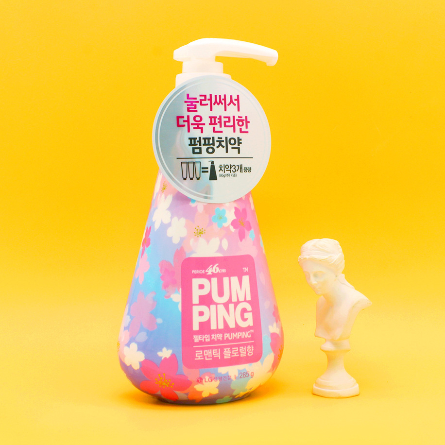 Kem đánh răng thơm miệng hoa anh đào Pump Flower Hàn Quốc 285g