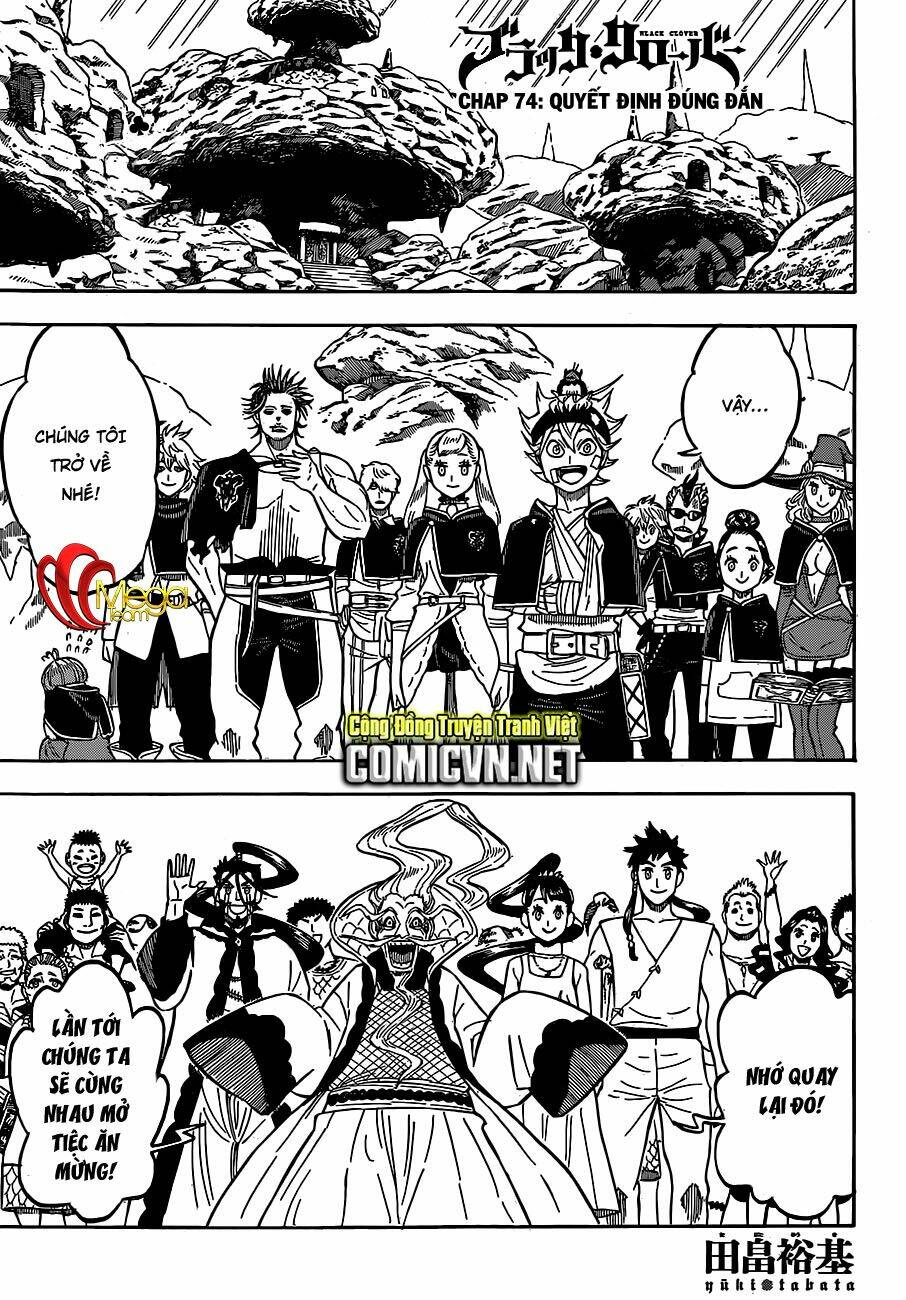 black clover - pháp sư không phép thuật chapter 74 2