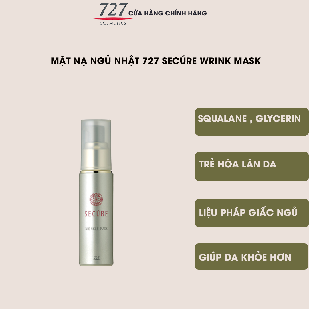 Mặt nạ ngủ Nhật 727 Secure Wrinkle Mask 28g