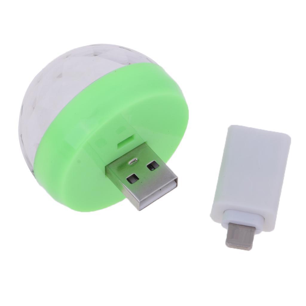 2xUSB Mini for Home Party DJ Lighting Green