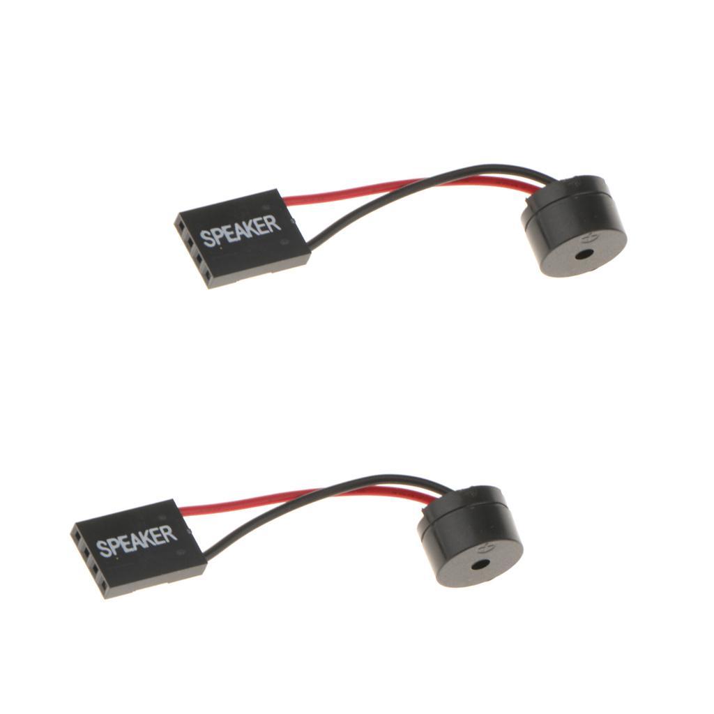 2x Desktop Computer PC Mainboard Speaker Motherboard CPU Alarm Buzzer Parts