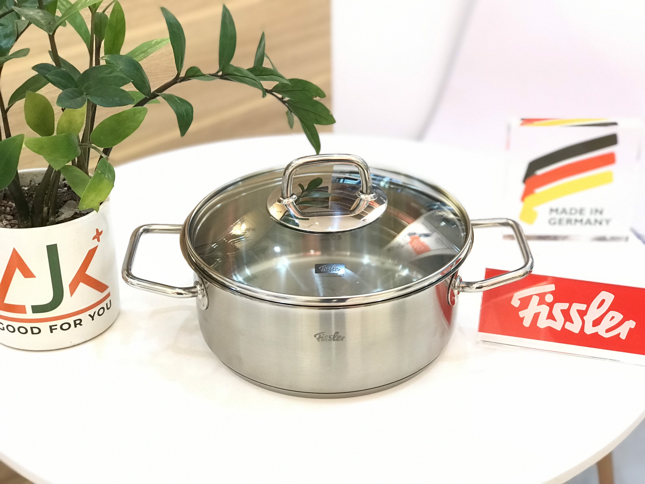 Bộ nồi inox cao cấp Fissler Viseo 4 món - Sản xuất tại Đức - Bảo hành chính hãng 12 tháng