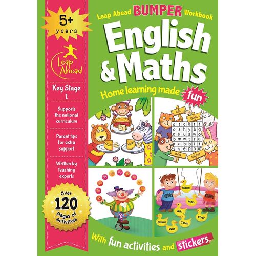 Leap Ahead Bumper Workbook: English And Maths 5+