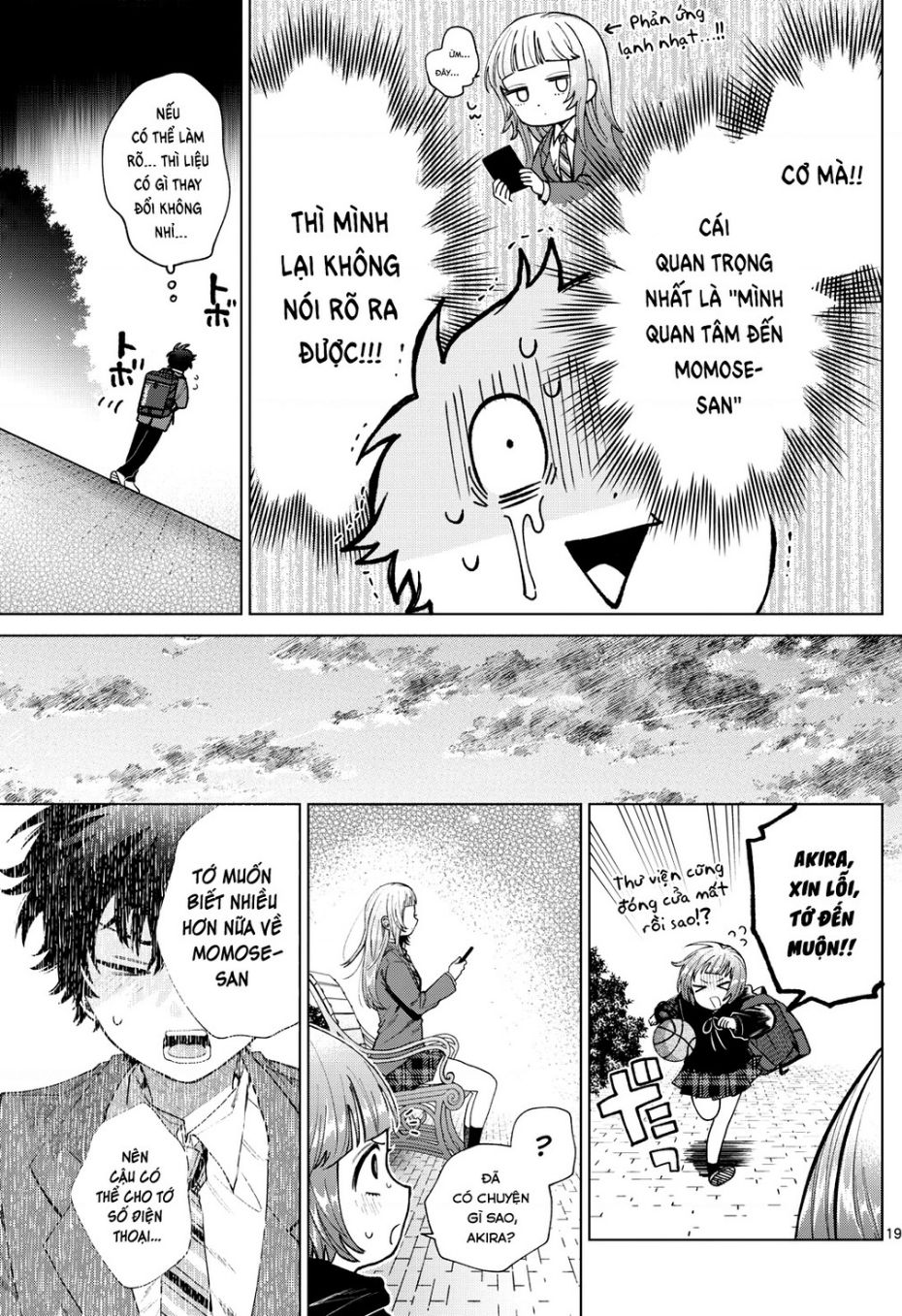mối tình đầu đầy trắc trở của momose akira chapter 15 19