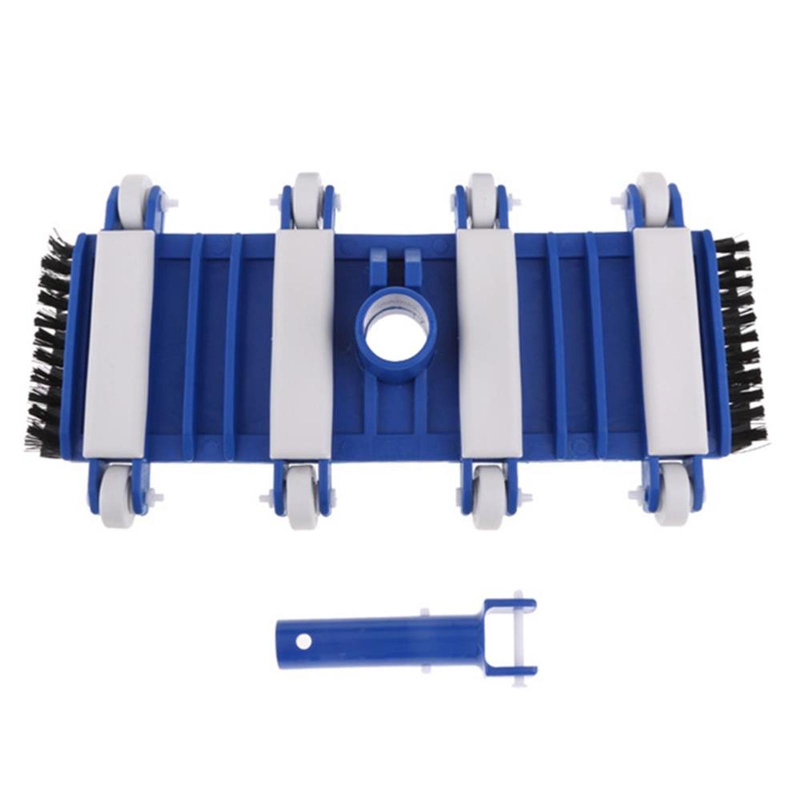 14-Inch Swimming Pool Vacuum Head Suction Head with Brush Flexible Vacuum Brush Head with Weighted Base Vacuum