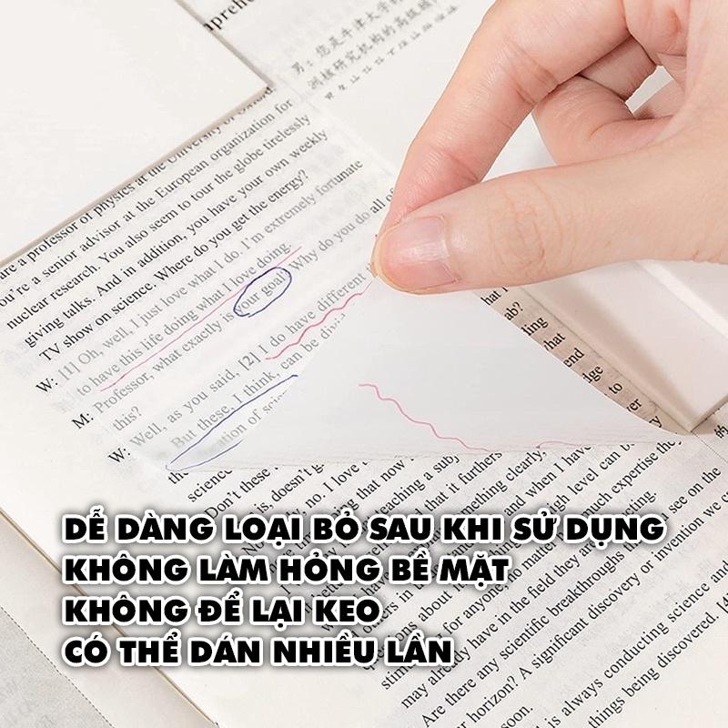 Sticker note giấy nhớ ghi chú trong suốt hàn quốc cho học tập, văn phòng tiện lợi xinh xắn độc đáo BINGO STORE