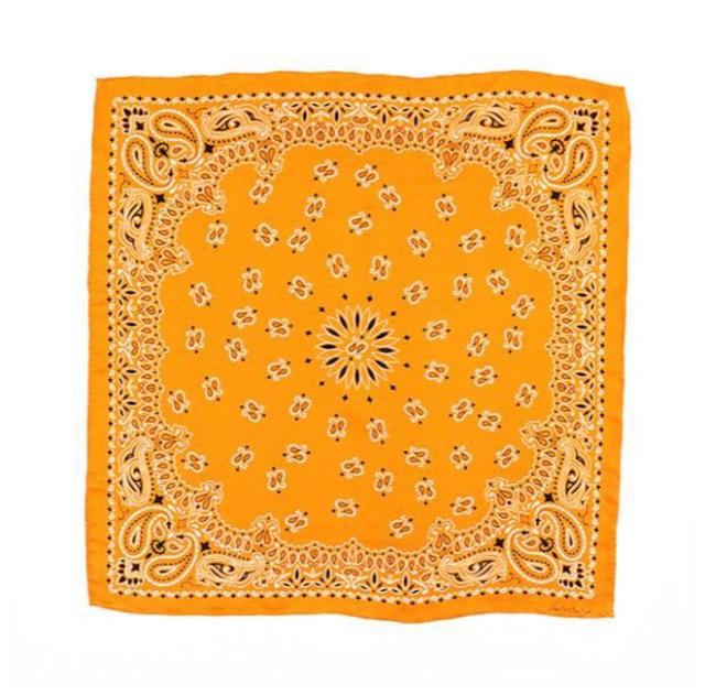 Khăn turban lụa vuông choàng cổ size 70x70cm thanh lịch phong cách nữ tính đa năng làm áo yếm in hình hạt hướng dương