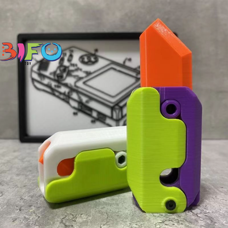 Đồ chơi Dao cà rốt động lực in 3d phản quang kèm theo lược thần kỳ phát dạ quang 3D đồ chơi giải trí giảm stress