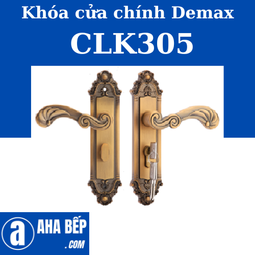 Khóa Cửa Chính Demax CLK305. Hàng Chính Hãng