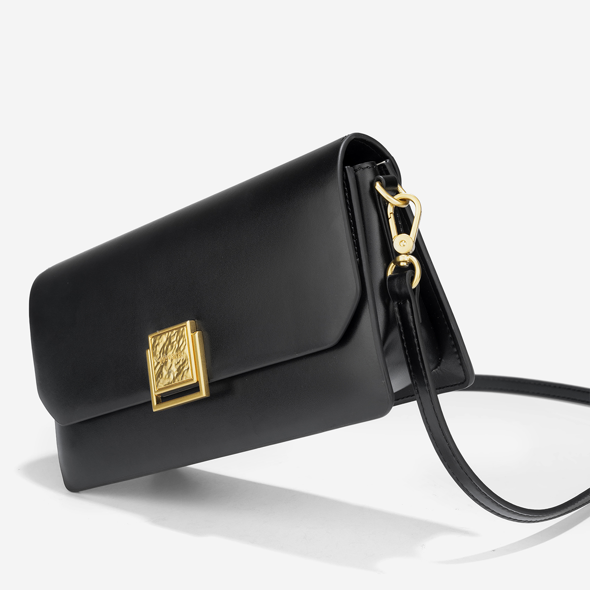Vascara Túi Leather Phối Khóa Kim Loại - SHO 0246