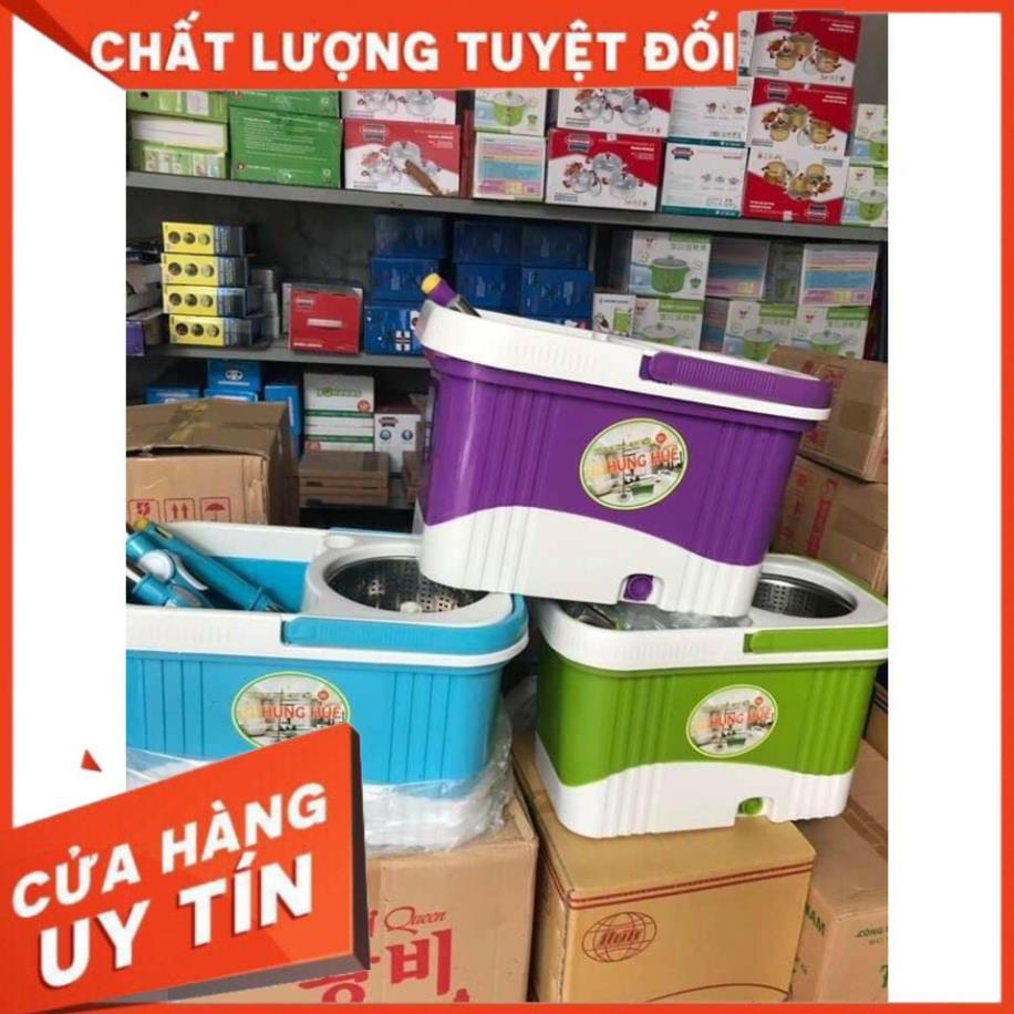 Bộ chổi lau nhà 360 độ công nghệ Thái lan có bánh xe